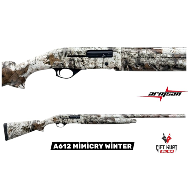 ARMSAN A612 MİMİCRYWİNTER OTOMATİK YİVSİZ AV TÜFEĞİ